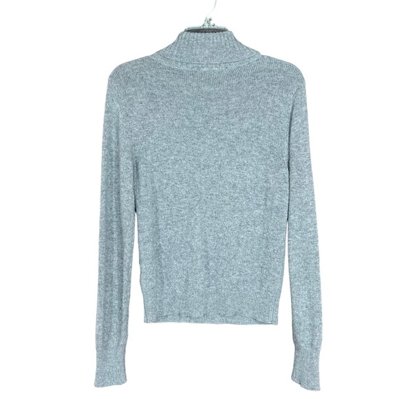 Brandy Melville Gray Wool Blend Turtleneck Long Sleeve Sweater Women's Size S - Picture 5 of 13